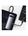 Baseus 6w1Metal Gleam Series, USB-C do 3x USB 3.0 + HDMI + USB-C PD + Ethernet RJ45 - nr 19
