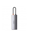 Baseus 6w1Metal Gleam Series, USB-C do 3x USB 3.0 + HDMI + USB-C PD + Ethernet RJ45 - nr 3
