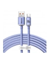 Baseus USB-A - USB-C Crystal Shine, 100W, 2m (fioletowy) - nr 2