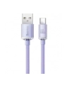 Baseus USB-A - USB-C Crystal Shine, 100W, 2m (fioletowy) - nr 8