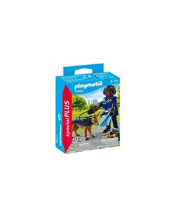 Playmobil Special Plus 71162 Policjant z psem tropiącym