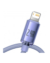 USB do Lightning Baseus Crystal Shine, 2.4A, 2m (fioletowy) - nr 3