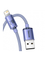 USB do Lightning Baseus Crystal Shine, 2.4A, 2m (fioletowy) - nr 4