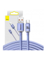 Baseus USB-A - USB-C Crystal Shine, 100W, 2m (fioletowy) - nr 1