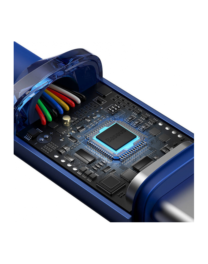 Baseus USB-C - USB-C Crystal Shine, 100W, 2m (niebieski) główny