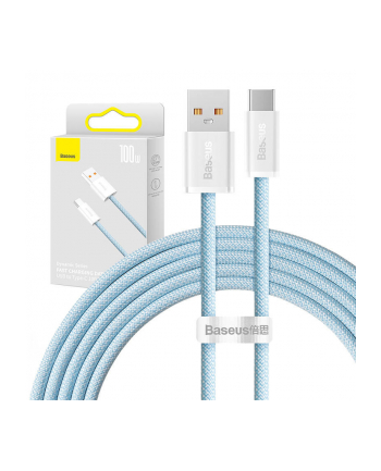 Baseus Dynamic Series USB do USB-C, 100W, 2m (niebieski)