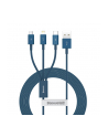 Baseus Superior Series USB 3w1, USB do micro USB / USB-C / Lightning, 3.5A, 1.2m (niebieski) - nr 4