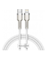 Kabel USB-C do Lightning Baseus Cafule, PD, 20W, 2m (biały) - nr 1
