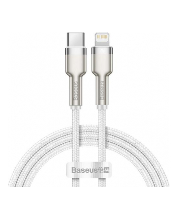 Kabel USB-C do Lightning Baseus Cafule, PD, 20W, 2m (biały) nr 1