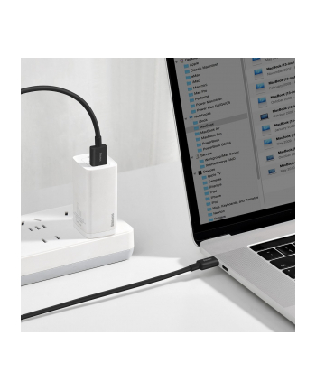 Baseus Superior Series USB do USB-C, 66W, 1m (czarny)