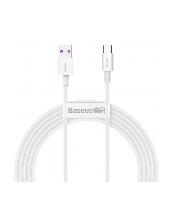 Baseus Superior Series USB do USB-C, 66W, 2m (biały)