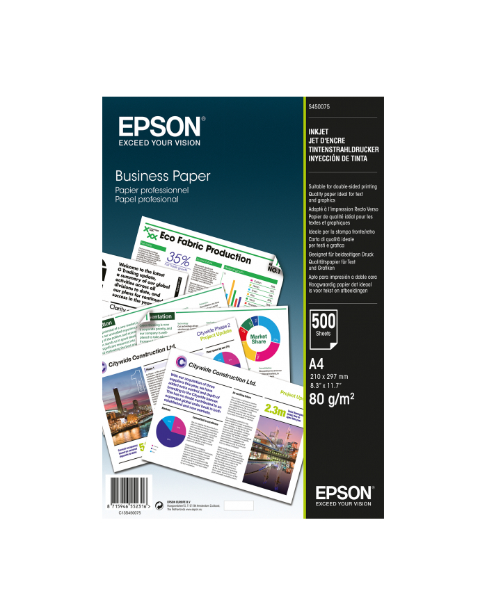 Epson Business Paper 80gsm 500 sheets główny