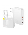 Baseus GaN5 Pro 2xUSB-C + USB, 140W (biała) ładowarka sieciowa - nr 1