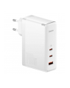 Baseus GaN5 Pro 2xUSB-C + USB, 140W (biała) ładowarka sieciowa - nr 2