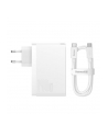 Baseus GaN5 Pro 2xUSB-C + USB, 140W (biała) ładowarka sieciowa - nr 4
