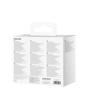 Baseus GaN5 Pro 2xUSB-C + USB, 140W (biała) ładowarka sieciowa