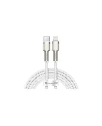 Kabel USB-C do Lightning Baseus Cafule, PD, 20W, 2m (biały)