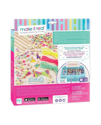 Make it Real Neo-Brite Chains ' Charms zestaw do tworzenia bransoletek nr 1