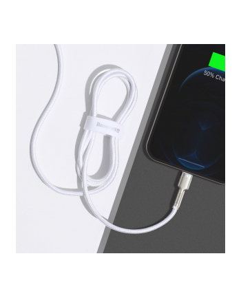 Baseus lightning - USB-A Cafule, 2.4A, 1m (biały)
