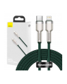 Baseus lightning - USB-C Cafule, PD, 20W, 2m (zielony) - nr 1