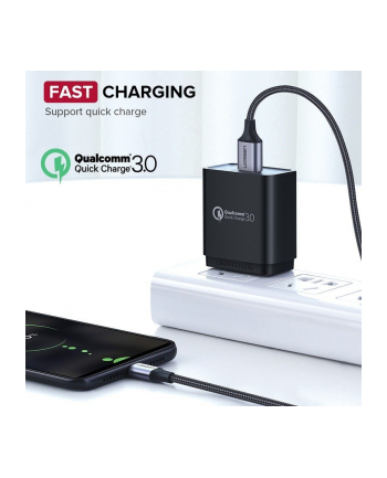 Ugreen USB do Micro USB QC 3.0 2.4A 1.5m czarny