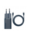 ładowarka Ładowarka sieciowa Baseus Super Si Quick Charger 1C 20W z przewodem USB-C do Lightning 1m (niebieska) - nr 5