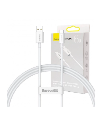 Baseus Superior Series USB do USB-C, 65W, 1m (biały)