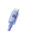 Kabel USB do USB-C Baseus Crystal Shine, 100W, 1.2m (fioletowy) - nr 4