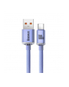 Kabel USB do USB-C Baseus Crystal Shine, 100W, 1.2m (fioletowy) - nr 7