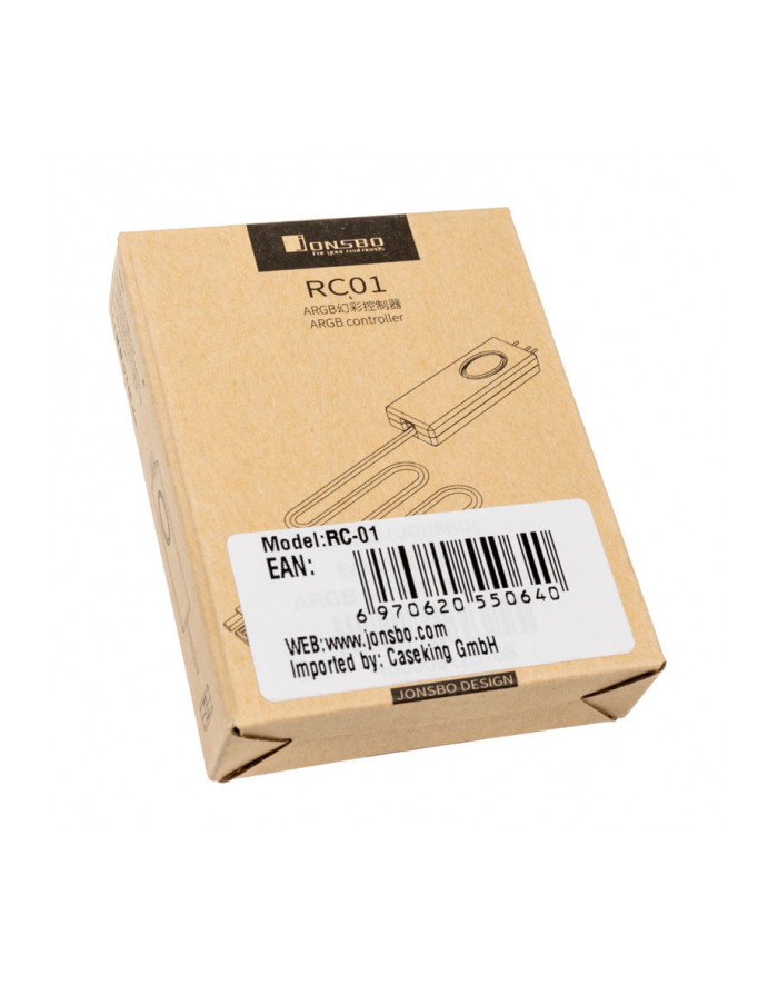 Jonsbo RC01 Controller, ARGB - czarny Kontroler oświetlenia ARGB główny