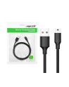 Ugreen US132 USB do Mini USB, 0.25m czarny - nr 1