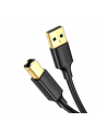 Ugreen US135 USB 2.0 A-B do drukarki, pozłacany, 2m czarny - nr 2