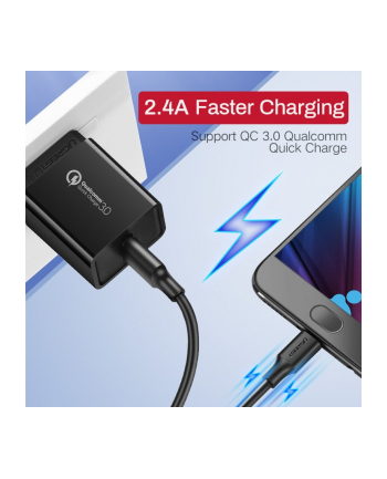 UGREEN USB do microUSB QC 3.0 2.4A 2m (biały)