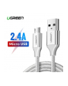UGREEN USB do Micro USB QC 3.0 2.4A 2m (biały) - nr 2