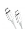 UGREEN US264 USB-C do USB-C, 60W, 1.5m (biały) - nr 1
