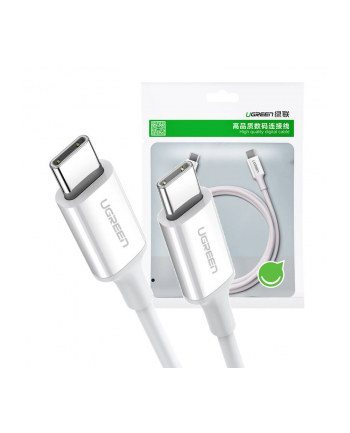 UGREEN US264 USB-C do USB-C, 60W, 1.5m (biały)