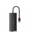 Hub 4w1 Baseus Lite Series USB do 4x USB 3.0 25cm (czarny) - nr 1