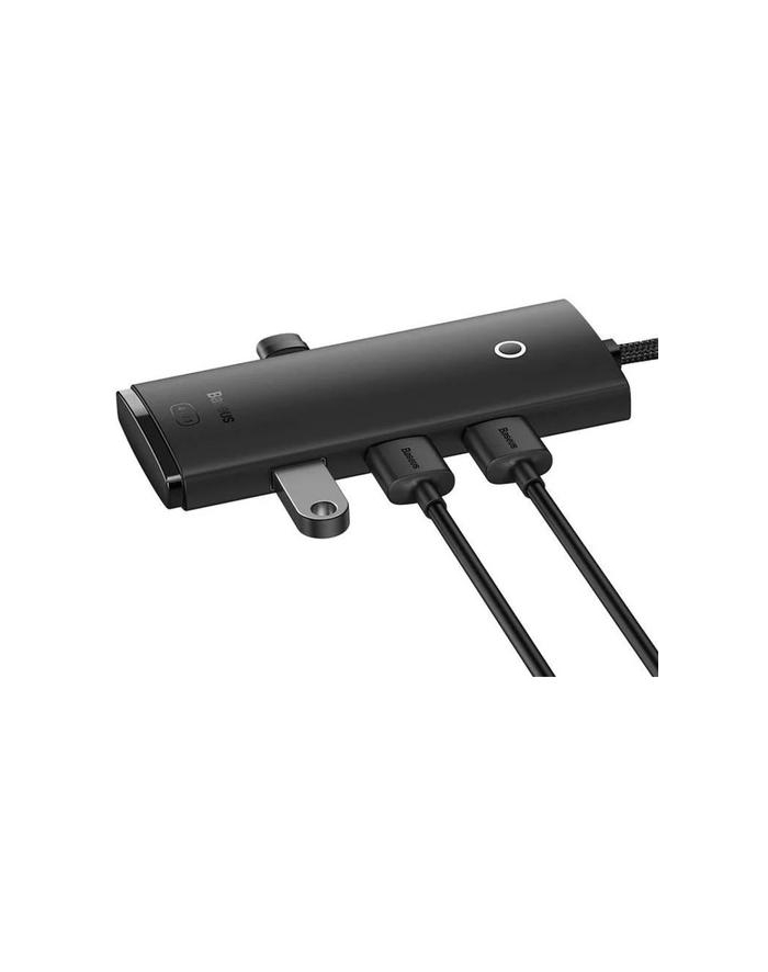 Hub 4w1 Baseus Lite Series USB do 4x USB 3.0 25cm (czarny) główny