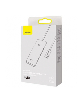 Hub 4w1 Baseus Lite Series USB do 4x USB 3.0 25cm (czarny) nr 2