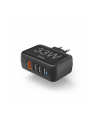 Hama Wall Charger 4-gniazda QC3.0 USB-A 33W czarna Hama | ładowarka sieciowa | 33W | 4 gniazda | Qualcomm® | Quick Charge™ 3.0 | USB-A | czarna - nr 1