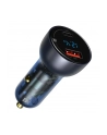 ładowarka Ładowarka samochodowa Baseus Particular Digital Display z wyświetlaczem, USB + USB-C, QC3.0+PD, 5A, 65W (szara) - nr 3