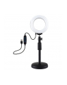 Puluz Lampa pierścieniowa LED z regulowaną podstawką PU391 - nr 1
