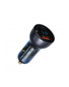 ładowarka Ładowarka samochodowa Baseus Particular Digital Display z wyświetlaczem, USB + USB-C, QC3.0+PD, 5A, 65W (szara) - nr 2