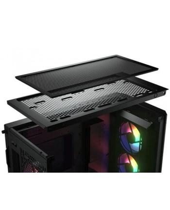 Cougar Duoface PRO RGB Midi Tower| czarna| bez zasilacza | USB 3.0 x 2, USB 2.0 | 240 x 496 x 465|