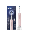 Oral-B Pro 3 Pink Cross Action różowy Rodzaj: czerwonyacyjna | Zasilanie: akumulatorowe | Akcesoria: - nr 2