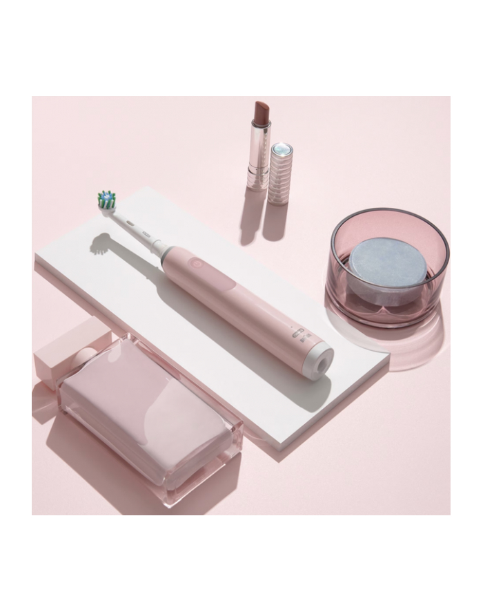 Oral-B Pro 3 Pink Cross Action różowy Rodzaj: czerwonyacyjna | Zasilanie: akumulatorowe | Akcesoria: główny