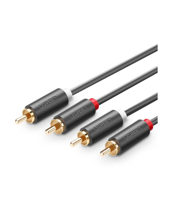 Ugreen AV104 2x RCA (Cinch) do 2x RCA (Cinch) 2m czarny główny