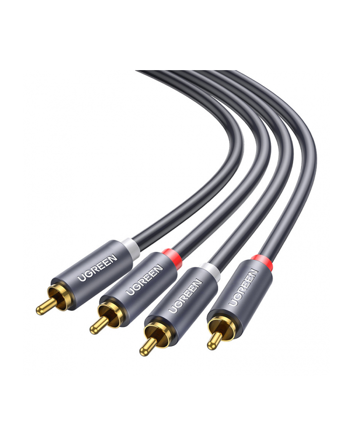 Ugreen AV104 2x RCA (Cinch) do 2x RCA (Cinch) 2m czarny główny