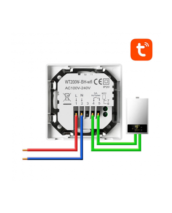 Avatto WT200-BH-3A-W Bojler 3A WiFi TUYA