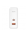 Baseus GaN5 Pro, USB-C + USB, 100W + kabel (biała) ładowarka sieciowa - nr 5